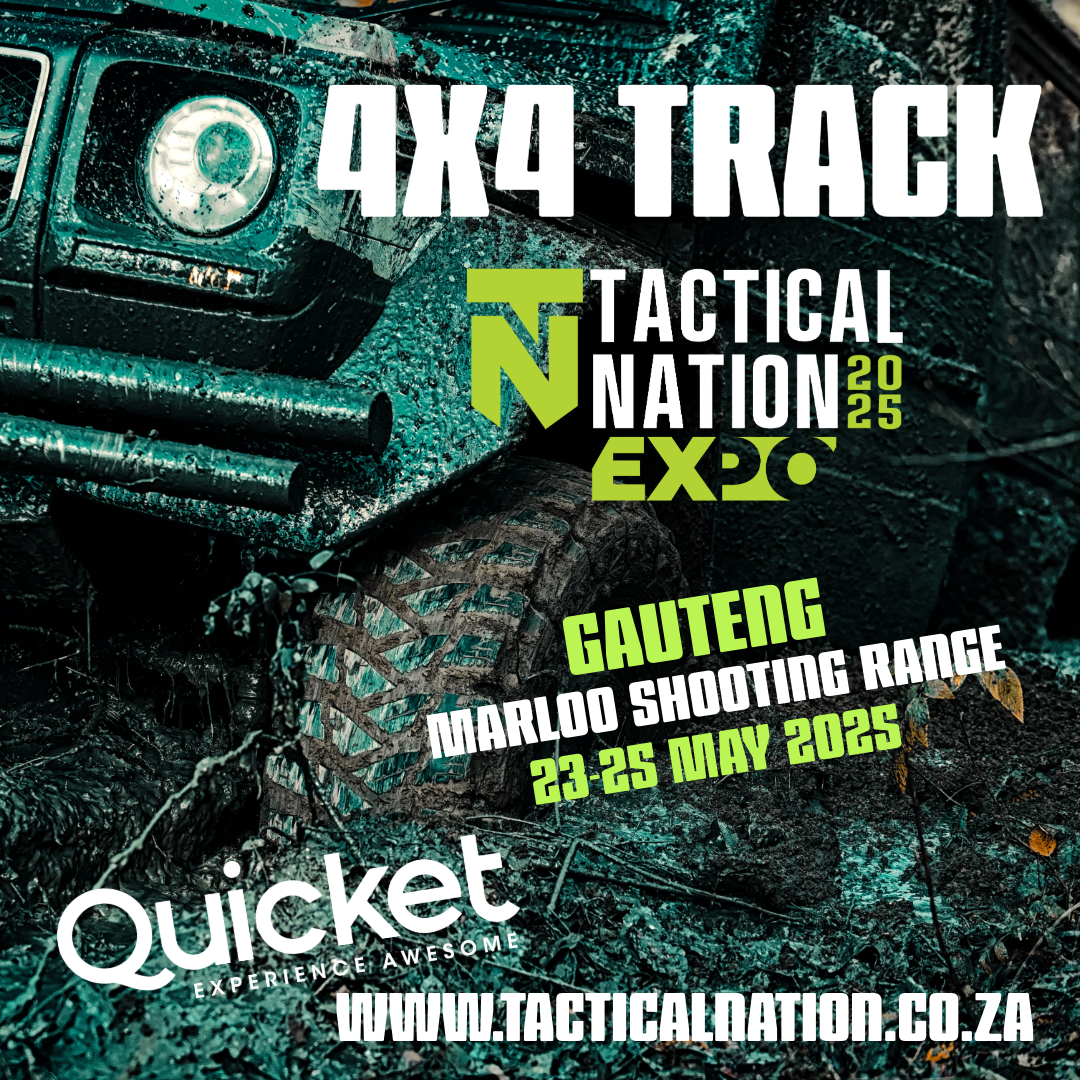 Have fun at the 4X4 track at The Tactical Nation Expo Gauteng 2025